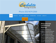 Tablet Screenshot of carbolite.com.au